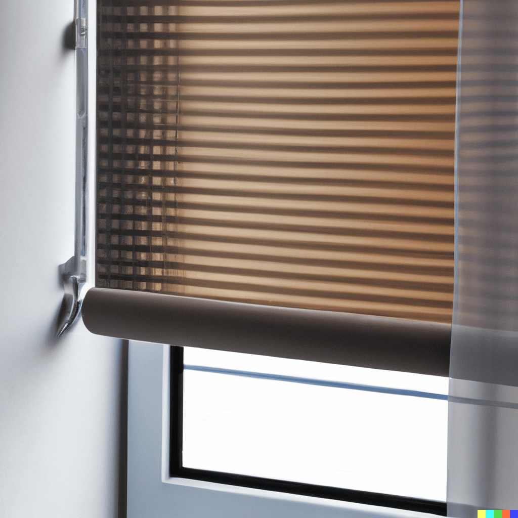 Rectangle 70 DALL%C2%B7E 2023 02 08 14.38.34 window with a roller blind - 5 Fehler die deine Wohnung zum Kochen bringen!