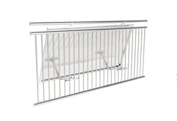 Module PV monté sur une balustrade