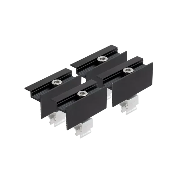Ecrous à encoches de fixation pour kit de montage pour centrale électrique de balcon pour jardin, toit plat et mur.