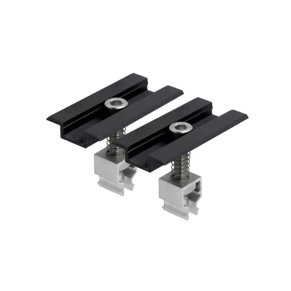 Ecrous à encoches de fixation pour kit de montage pour centrale électrique de balcon pour jardin, toit plat et mur.
