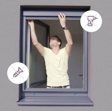 Protection solaire extérieure parfaite : le store extérieur réduit le rayonnement de chaleur de 90 %