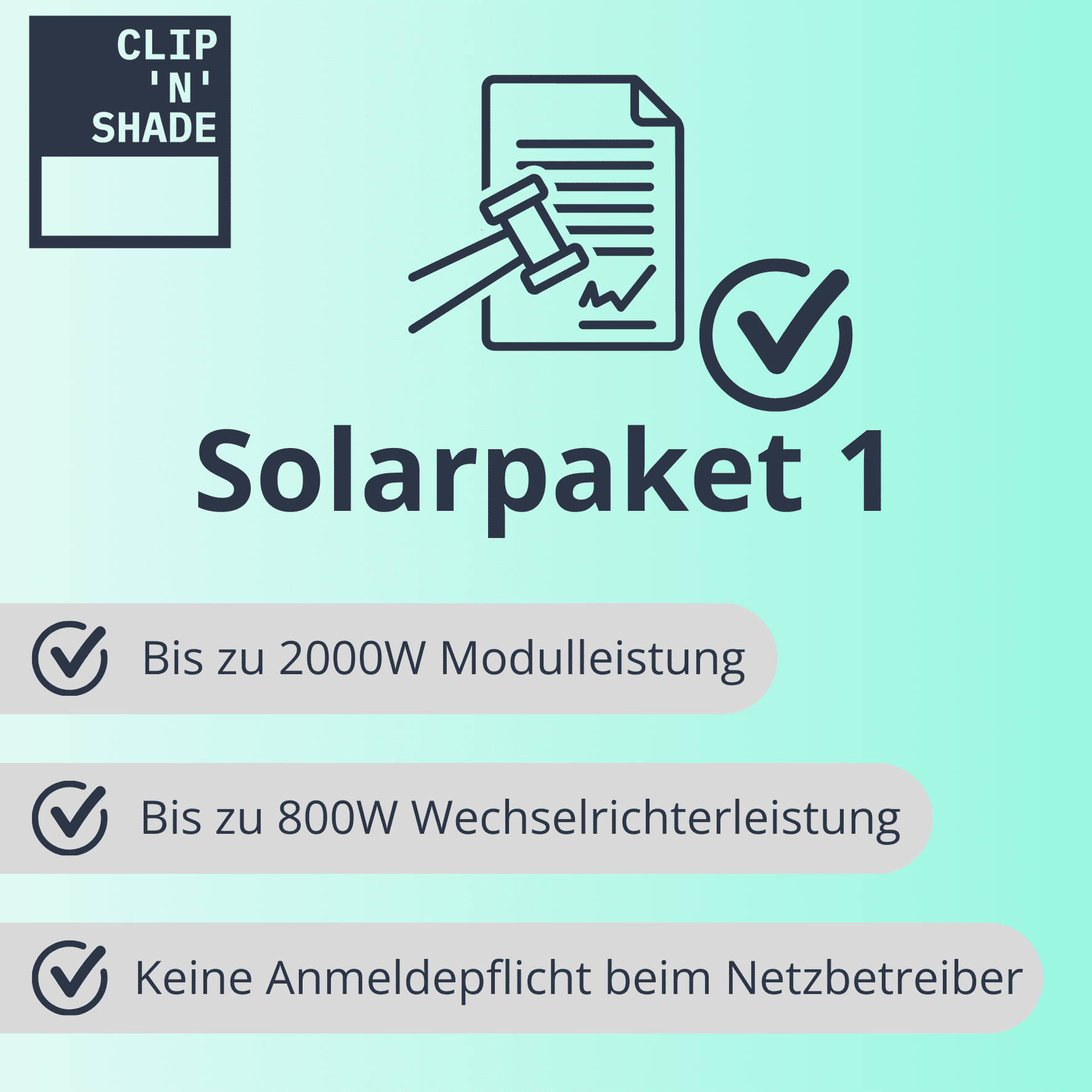 Le paquet solaire 1 apporte de nombreuses facilités pour les centrales de balcon