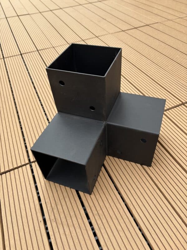 Raccord d'angle Angle extérieur sans fixation murale 100x100