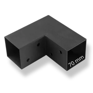 L Raccord d'angle Raccord de poteau 70mm