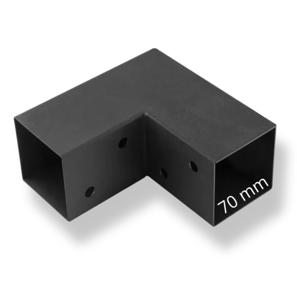 L Raccord d'angle Raccord de poteau 70mm