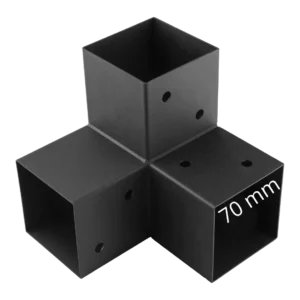 Y Raccord d'angle Raccord de poteau 70mm