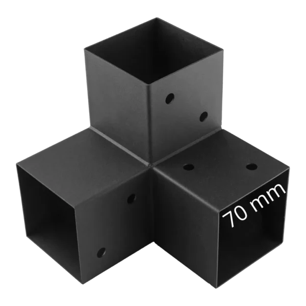 Y Raccord d'angle Raccord de poteau 70mm