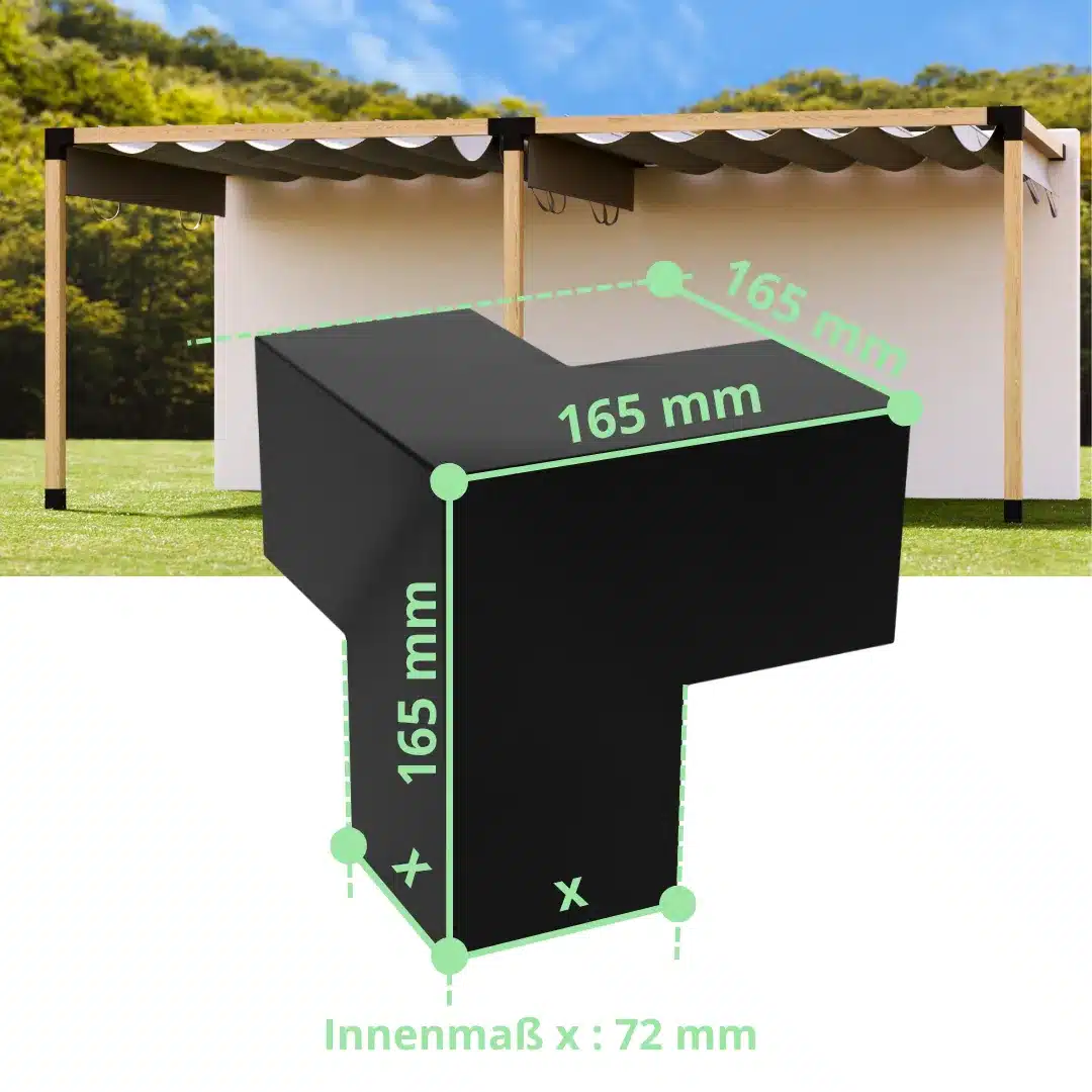 Y Raccord d'angle 70mm Dimensions