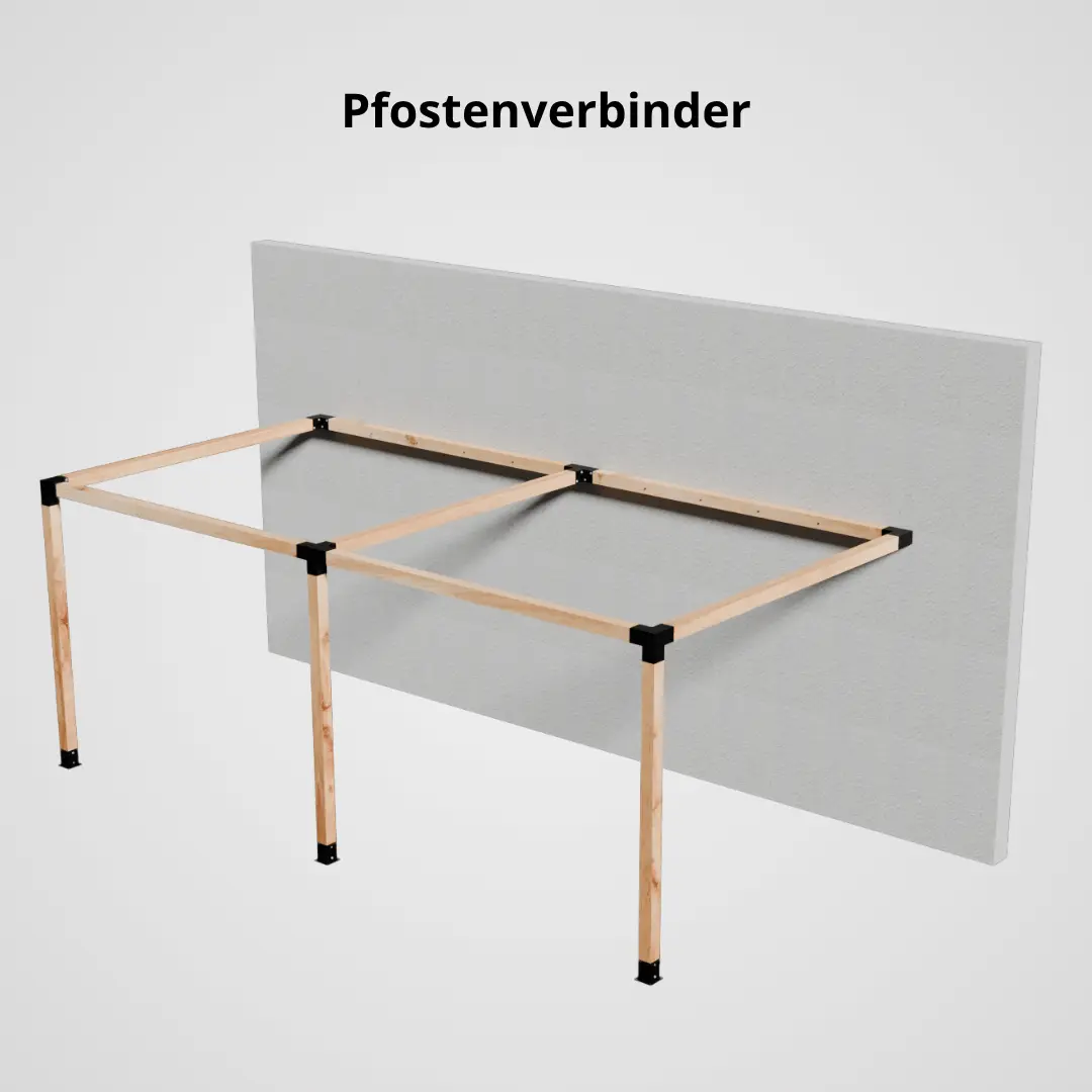 Pergola pièces détachées 100mm Raccord d'angle pour pergola Raccord de poteau